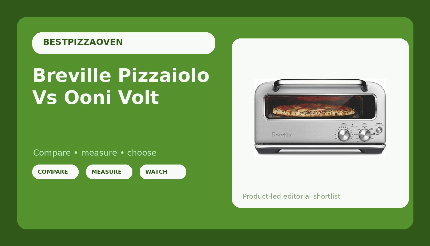 Breville Pizzaiolo Vs Ooni Volt - PizzaOvenGuide review with measurements and honest opinion
