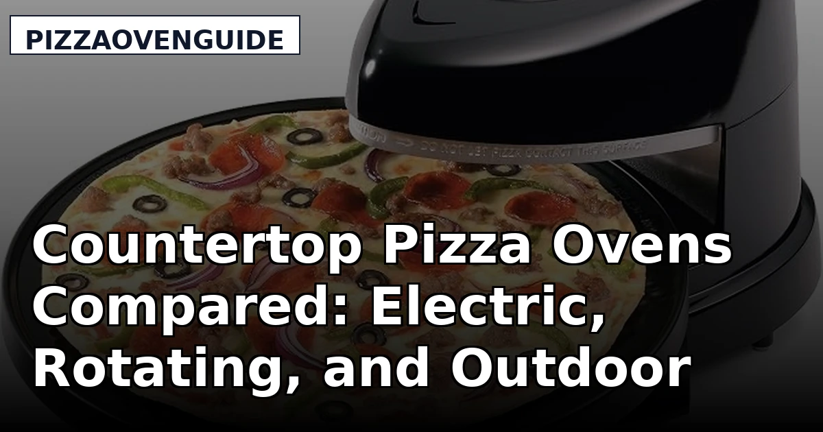 Countertop Pizza Ovens Compared: Electric, Rotating, and Outdoor Picks