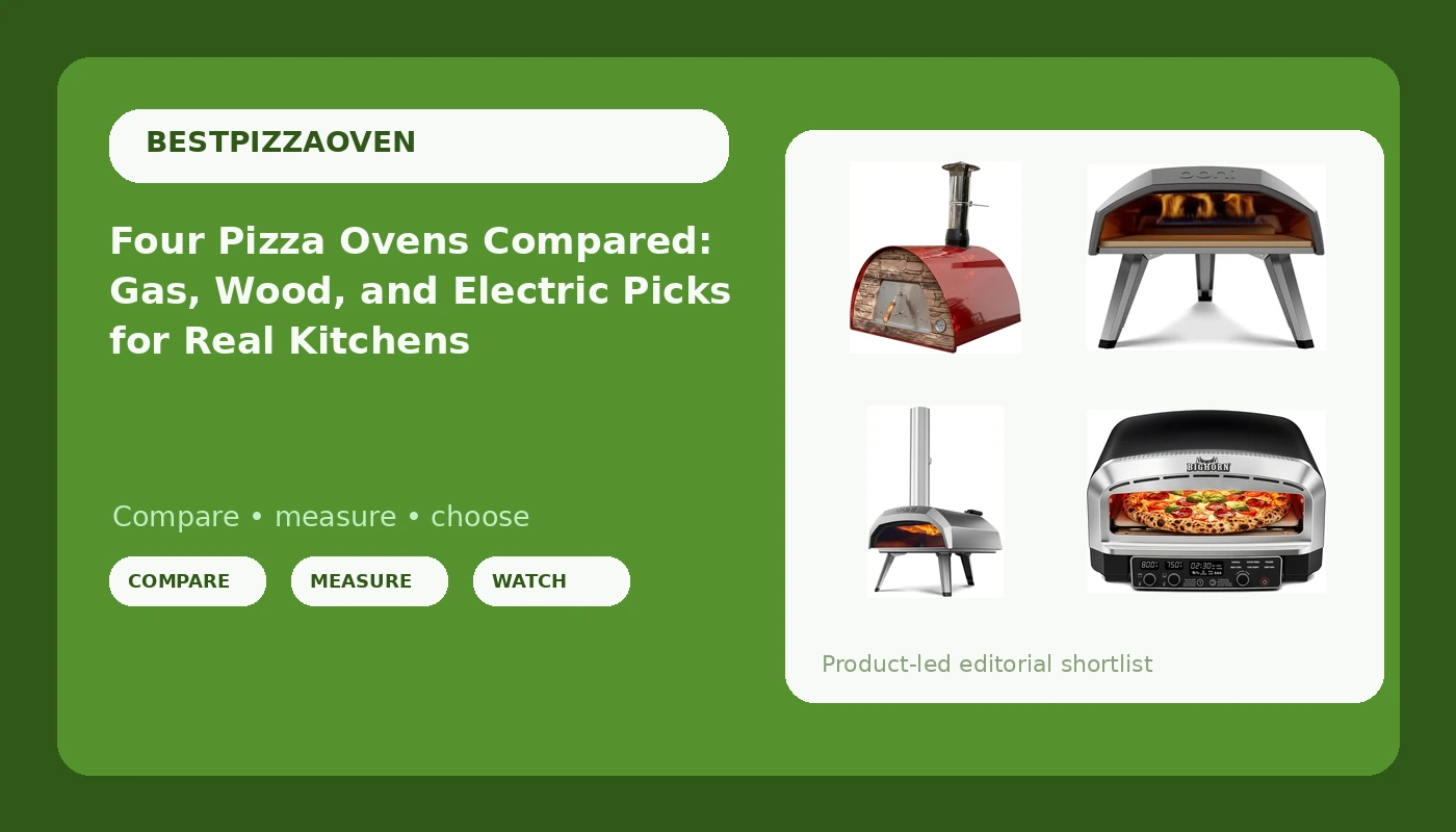 Four Pizza Ovens Compared: Gas, Wood, and Electric Picks for Real Kitchens