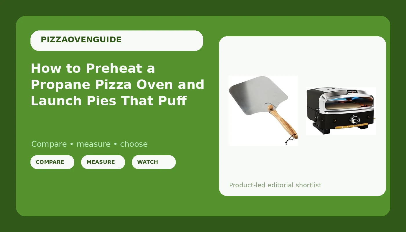 How to Preheat a Propane Pizza Oven and Launch Pies That Puff